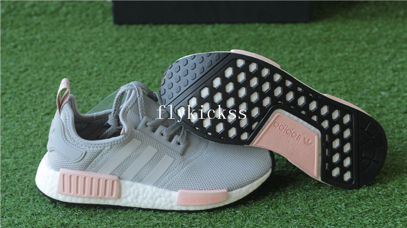 Real Boost Adidas NMD R1 PK Vapour Grey Pink